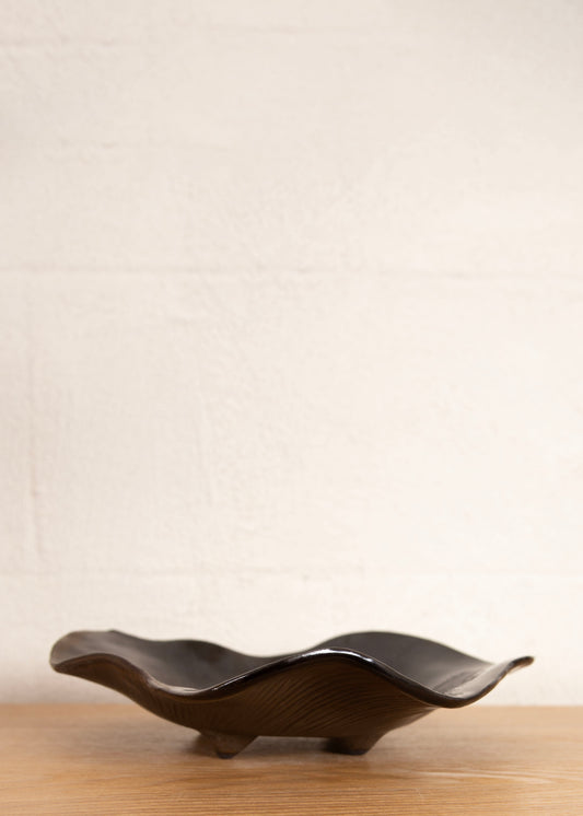 HOME KURO FOOTED BOWL MEDIUM