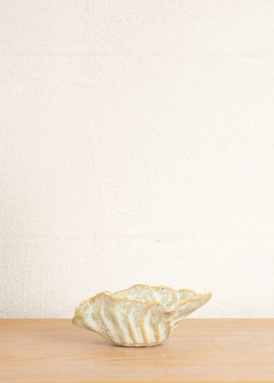 HOME FLUTED SMALL SAGE SIDE DISH I