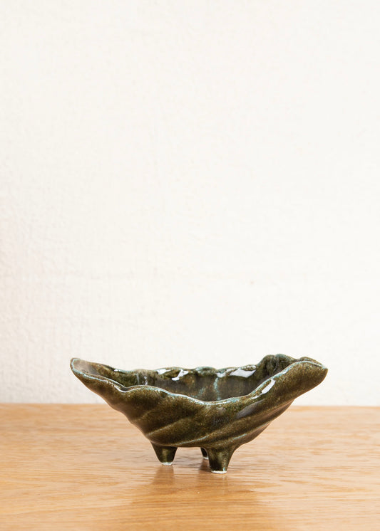 HOME WAKAME FLUTED SMALL FOOTED BOWL I