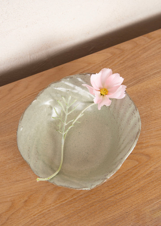 HOME FLUTED SAGE SIDE DISH
