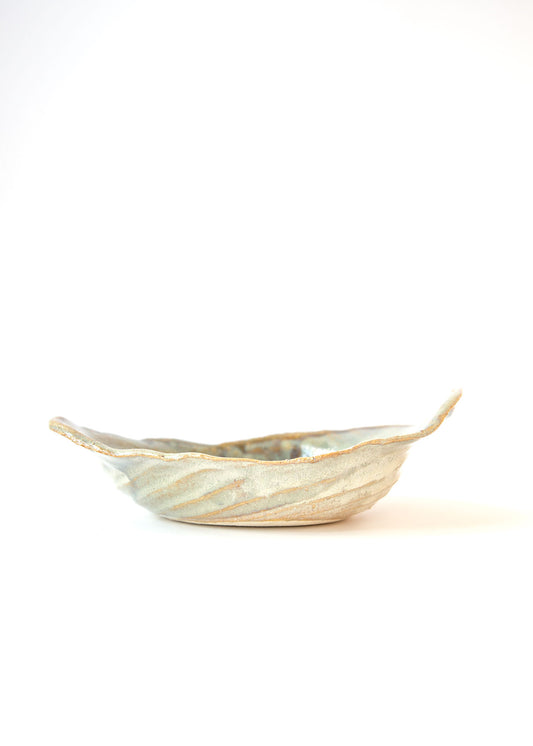 HOME FLUTED SAGE SIDE DISH