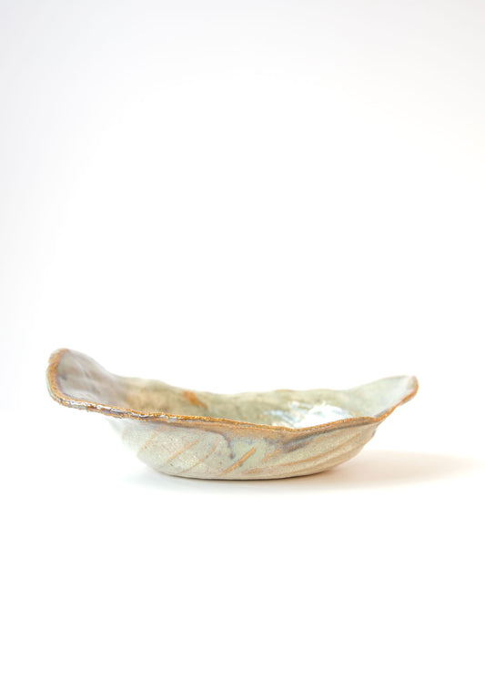 HOME FLUTED SAGE SIDE DISH