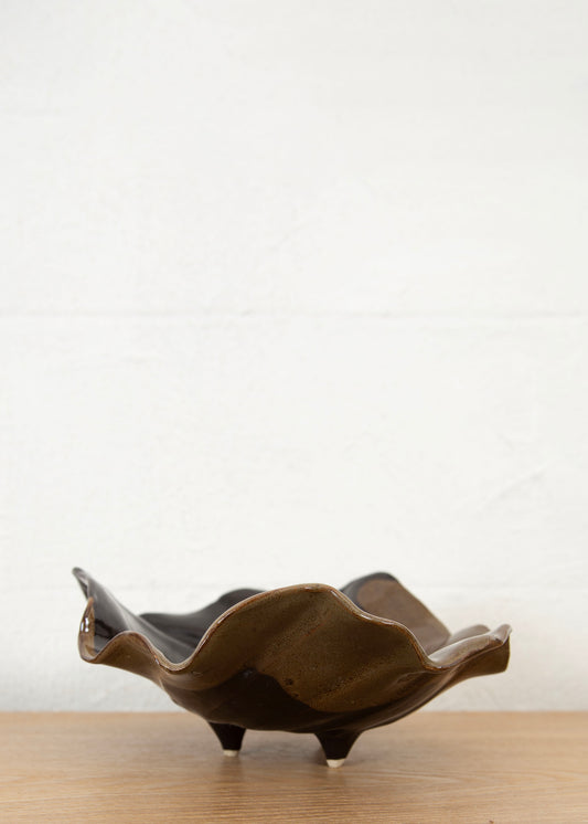 HOME DAKU FOOTED BOWL MEDIUM