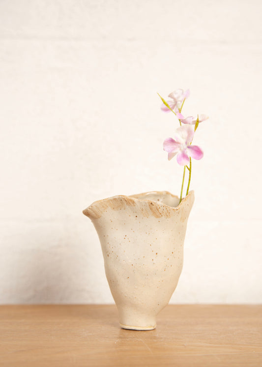 MINI VASE - CREAM PUFF